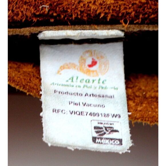 ARTISAN ALEARTE FRIDA KAHLO BROWN GENUINE LEATHER ID CARD BILL HOLDER WALLET - Picture 5 of 7